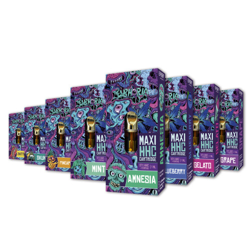 H4CBD vape cartridge UK – Euphoria Gelato 97% 1ml THC-free 510 cart