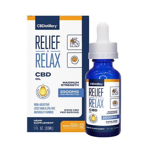 CBDistillery Full Spectrum CBD Oil 2500mg - 30ml - Image 6