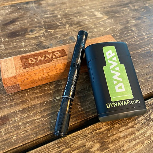DynaVap ObsidiuM Dry Herb Vaporizer, Mahogany Stash, And Torch Kit
