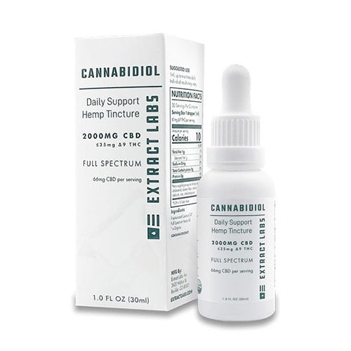 Extract Labs Full Spectrum Daily CBD Tincture 2000mg 30ml