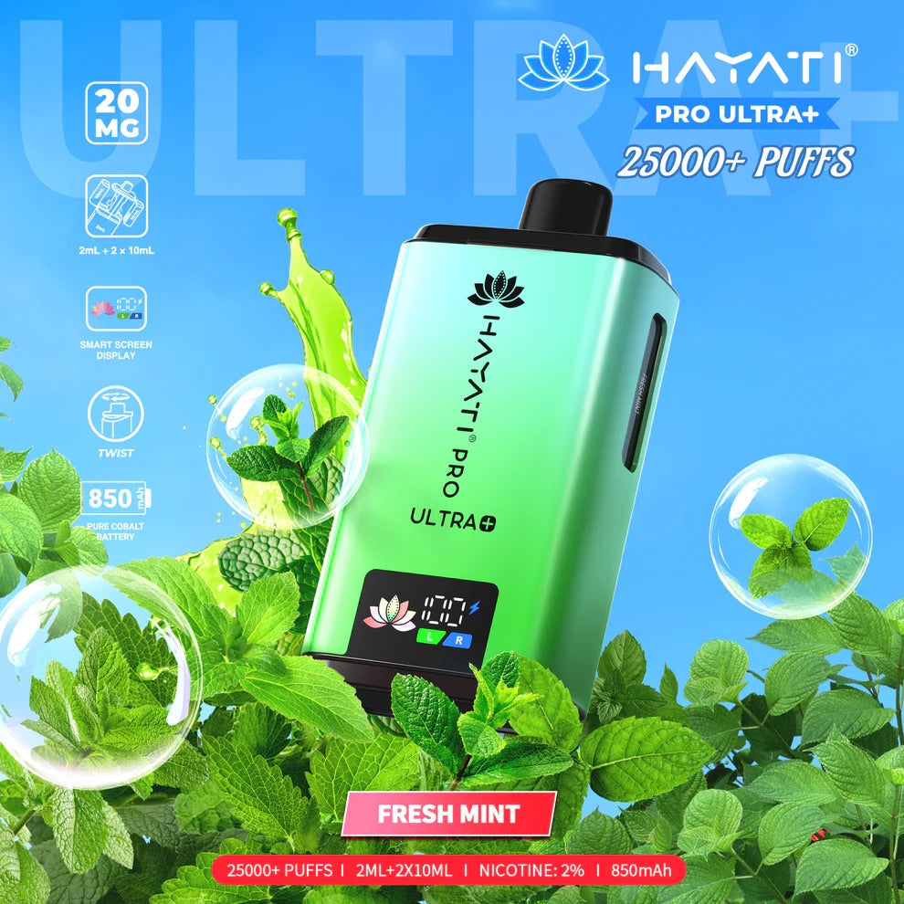 Hayati Pro Ultra Plus 25000 Puff Disposable Pod Vape
