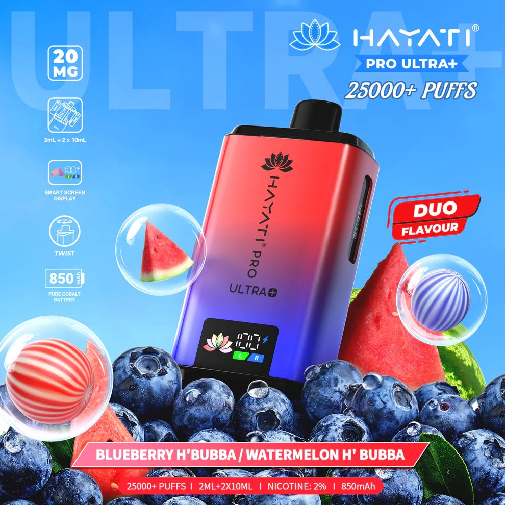 Hayati Pro Ultra Plus 25000 Puff Disposable Pod Vape