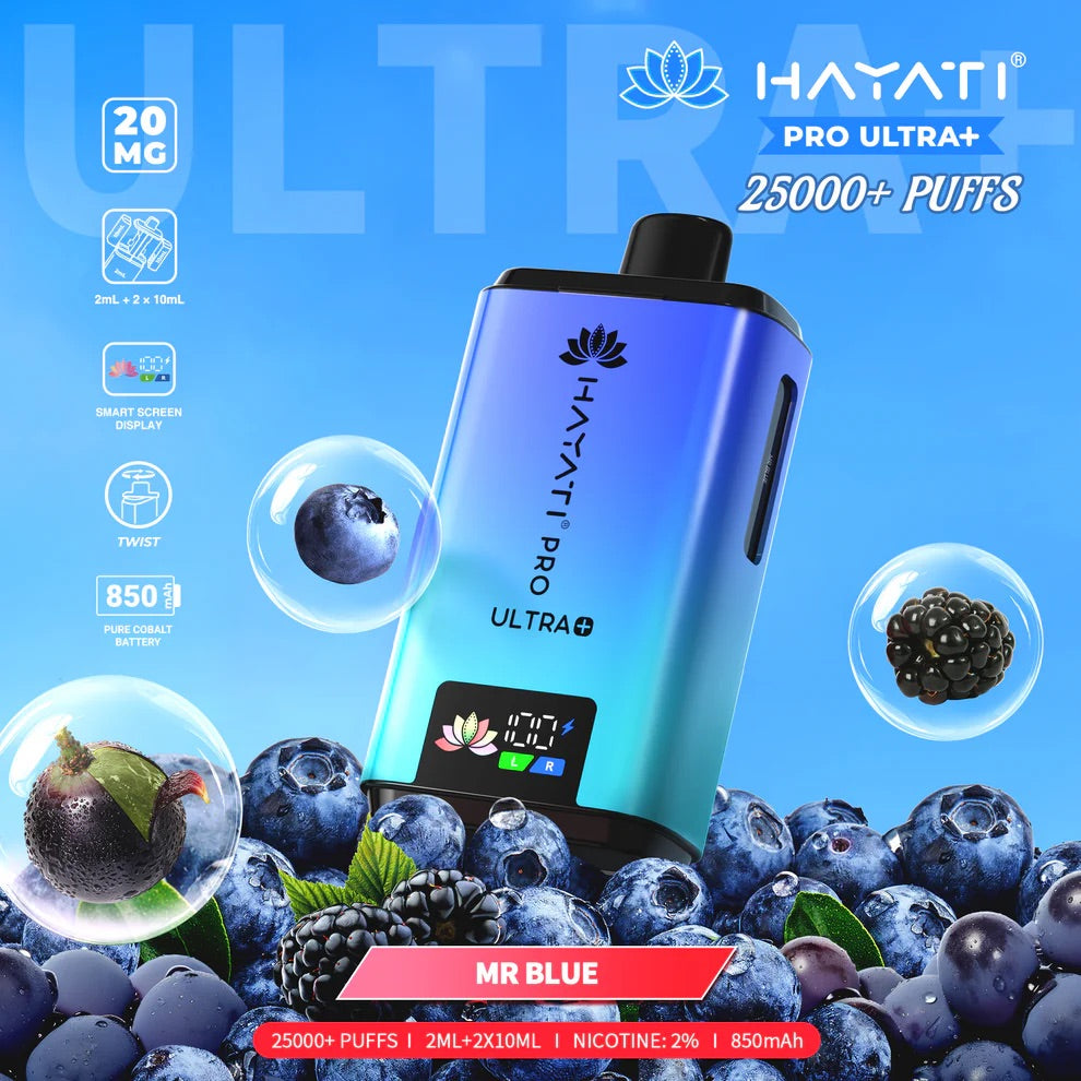 Hayati Pro Ultra Plus 25000 Puff Disposable Pod Vape