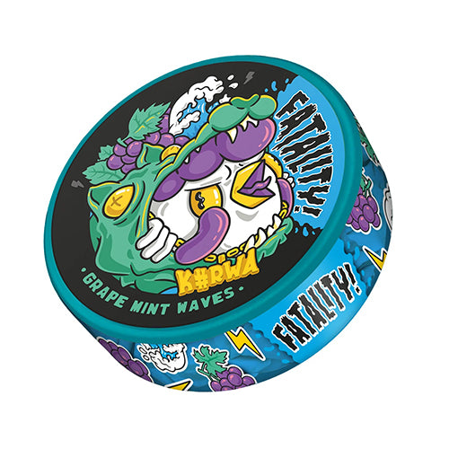 K#RWA Fatality Grape Mint Waves Nicotine Pouches