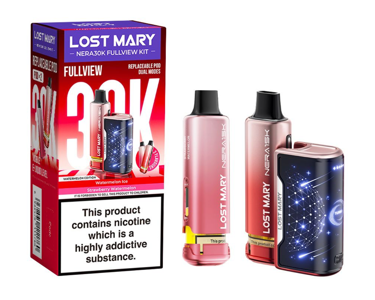 Lost Mary Nera30K Fullview Prefilled Pod Kit 20mg