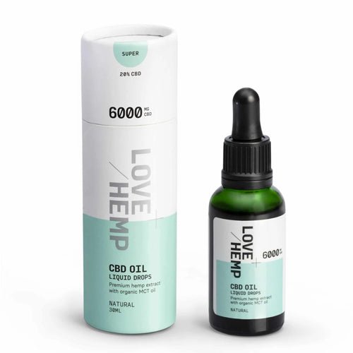 Love Hemp CBD Liquid Oral Oil Drops 6000mg