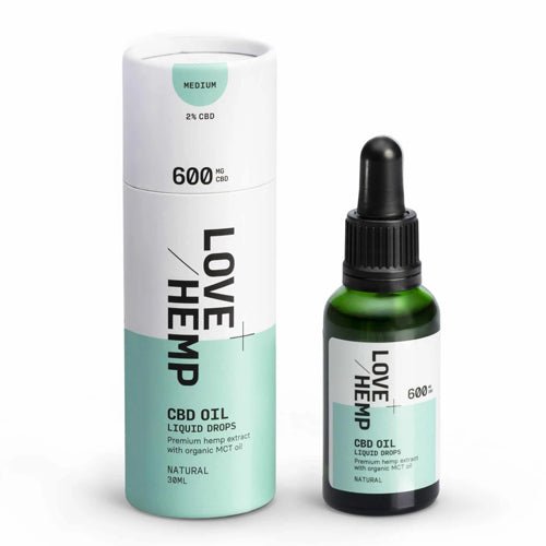 Love Hemp CBD Liquid Oral Oil Drops 600mg CBD - Image 3