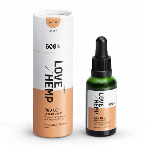 Love Hemp CBD Liquid Oral Oil Drops 600mg CBD - Image 2