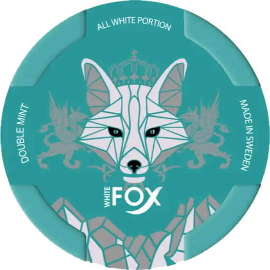 White Fox Double Mint Nicotine Pouches