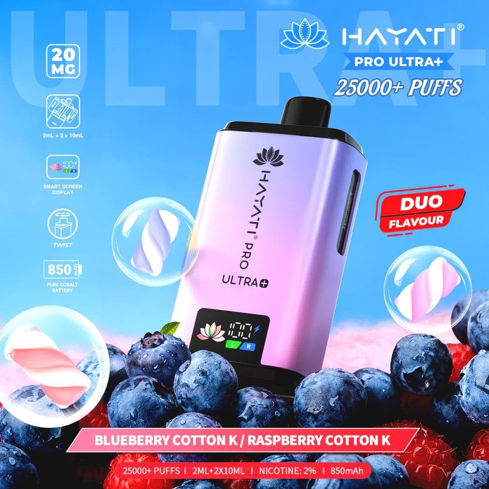 Hayati Pro Ultra Plus 25000 Puff Disposable Pod Vape