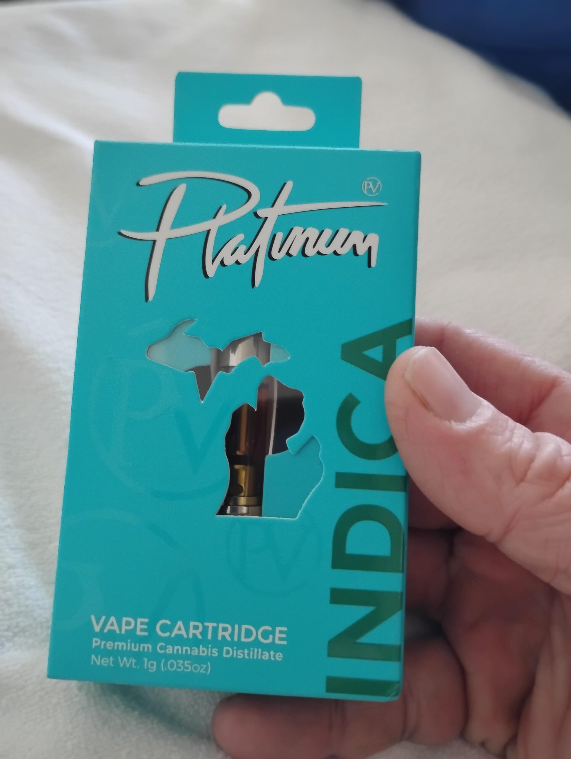 Buy Platinum Vape Blue Shaved Ice Disposable 1g UK - Image 7